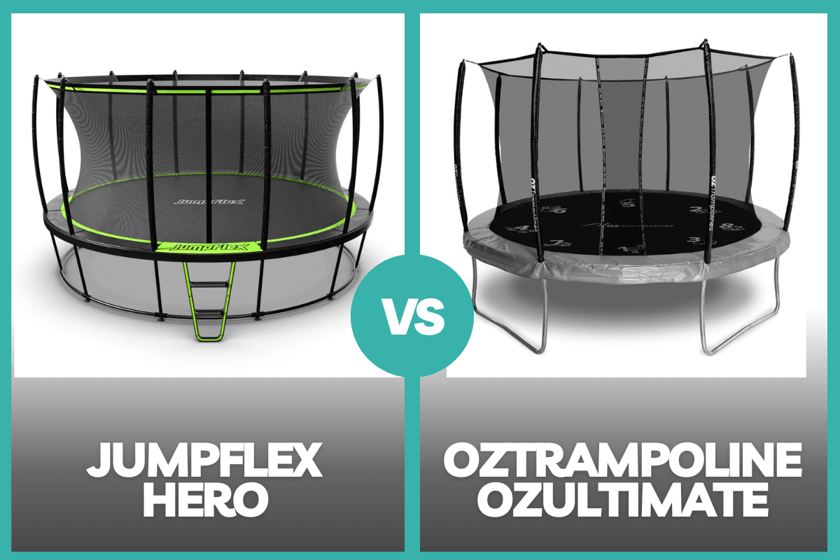 JumpFlex Hero vs Oz Trampolines OzUltimate: Which Is Right For Your Family?