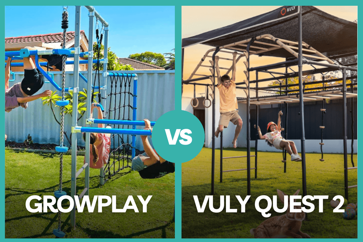 Vuly Quest 2 vs Growplay Monkey Bars: Play Equipment Comparison